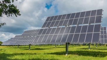 Photovoltaikanlage auf Wiese, Energiegemeinschaft für Österreich, EG Austria