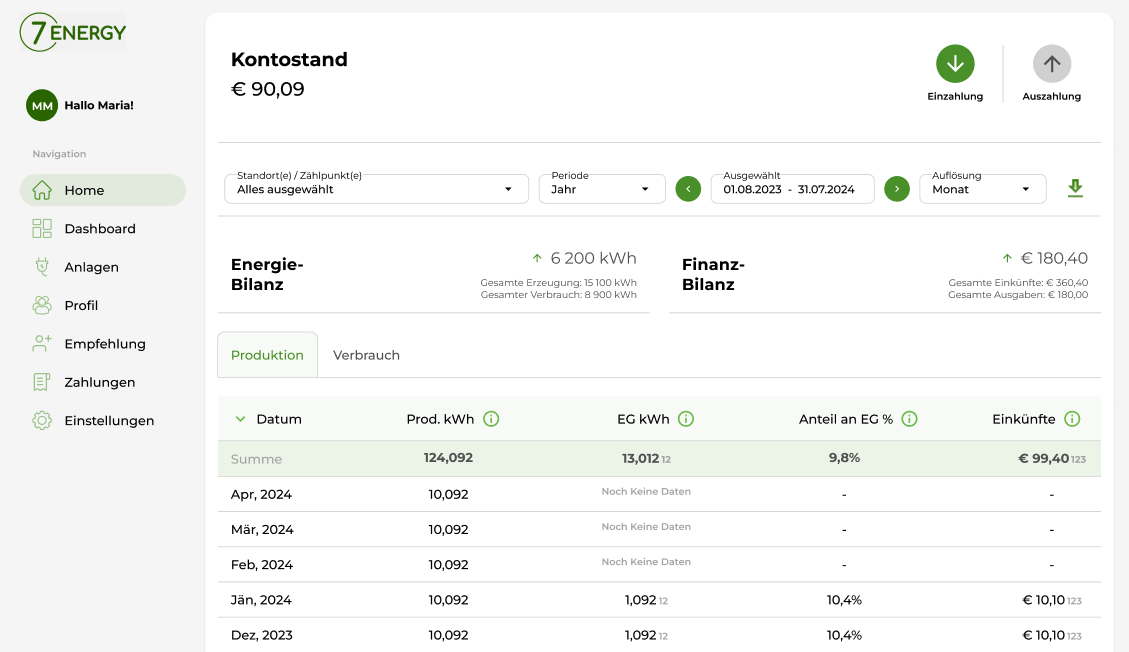 Sneak-Peak Mitgliederportal