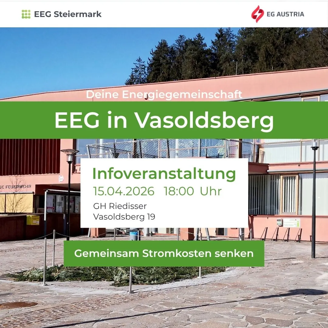 Infoveranstaltung EEG Vasoldsberg
