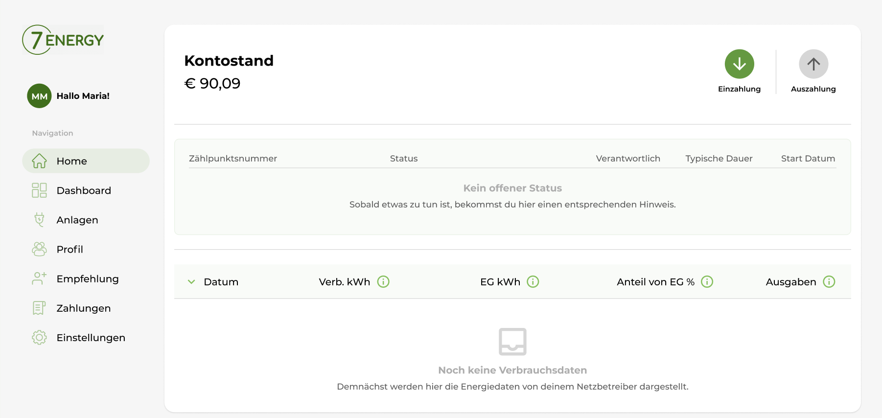 Sneak-Peak Mitgliederportal