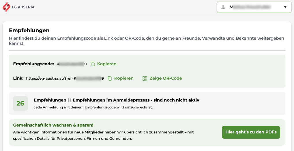 Empfehlungslink